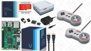 Kit de juegos Raspberry Pi 3 | $66 | Amazon | Usa el código 45YOCHIQ | Añade dos mandos de SNES al carrito por solo $3.50 más